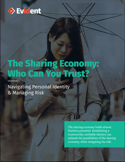 Evident whitepaper The Sharing Economy Who Can You Trust