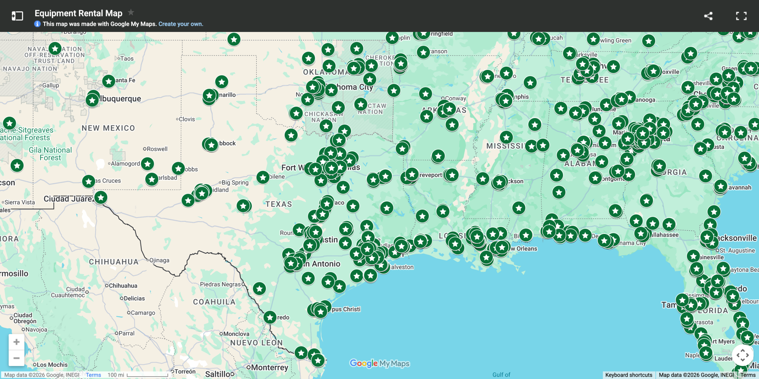 Evident network coverage around Colleyville, Texas — Rental One's market